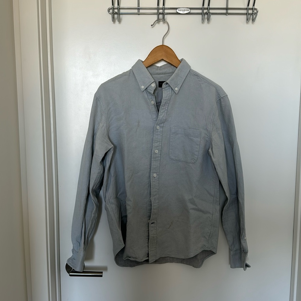 Club Monaco Blue Button Down